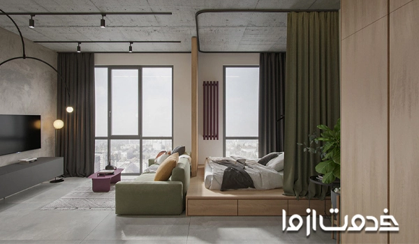 انتخاب رنگ مناسب دیوارها برای بازسازی خانه 40 متری